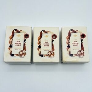 Dove Hot Cocoa Swirl Limited Edition Holiday Treats Beauty Bar 5oz Lot of 3